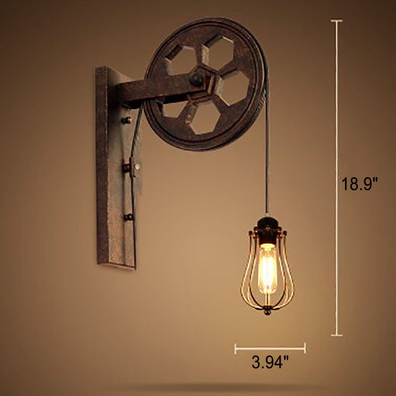 Rustic Charm | Vintage Industrial Wall Lighting Fixture