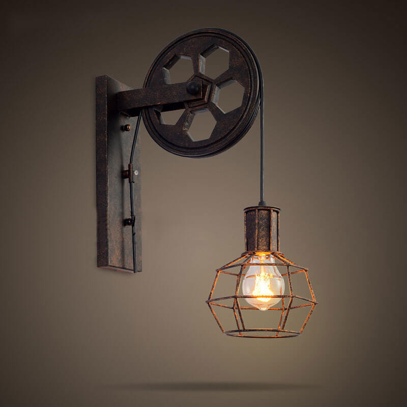 Rustic Charm | Vintage Industrial Wall Lighting Fixture