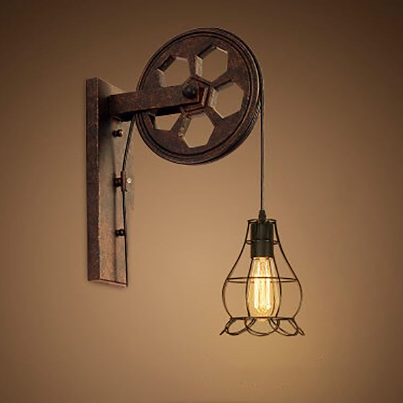 Rustic Charm | Vintage Industrial Wall Lighting Fixture