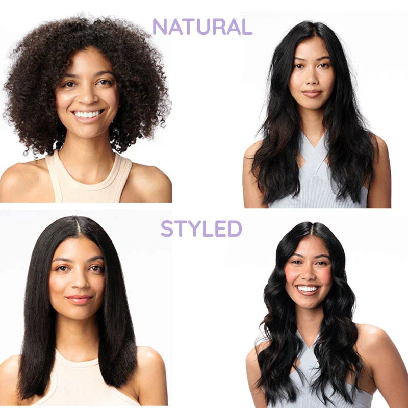 Versatile 2-in-1 Rotating Hair Styling Brush