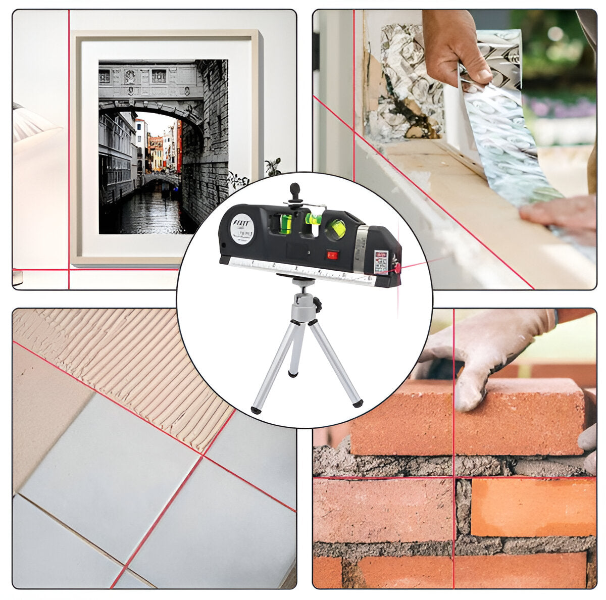 Precision Laser Measurement Tool with Multi-Line Functionality