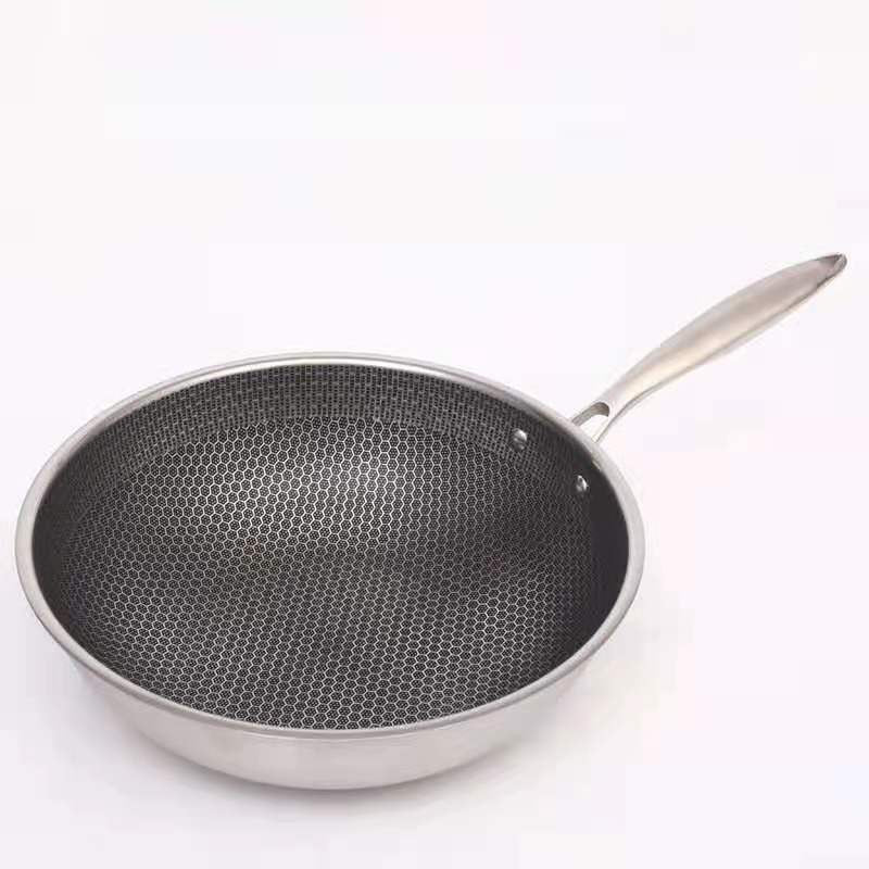 Premium Stainless Steel Non-Stick Skillet for Effortless Cooking