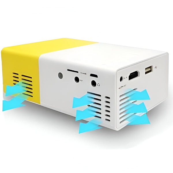 Portable HD Projector for Home Entertainment and Travel