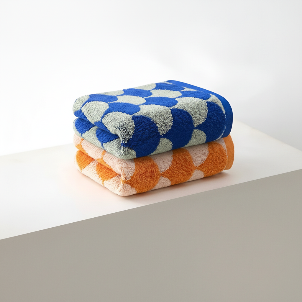 FanTowel Jacquard Cotton Bath Towel