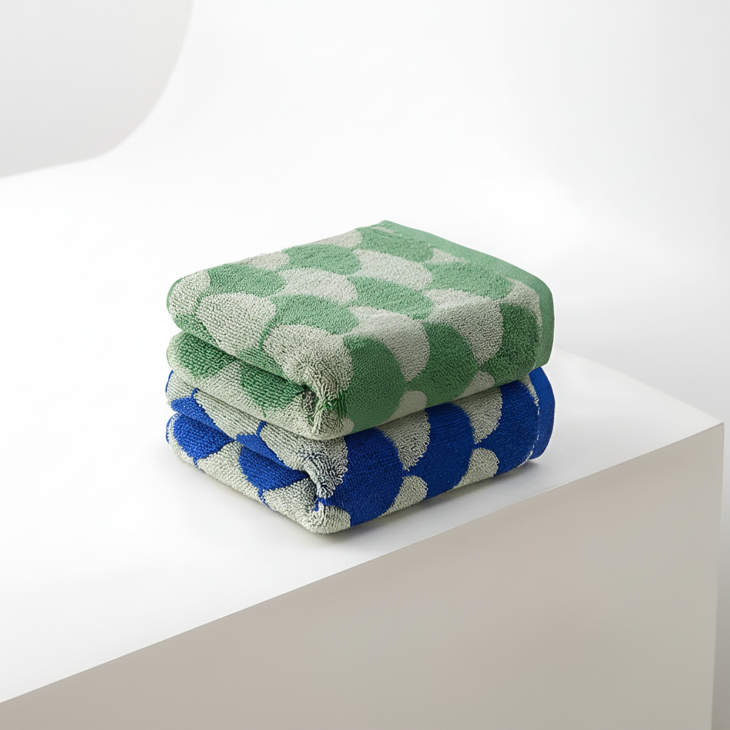 FanTowel Jacquard Cotton Bath Towel