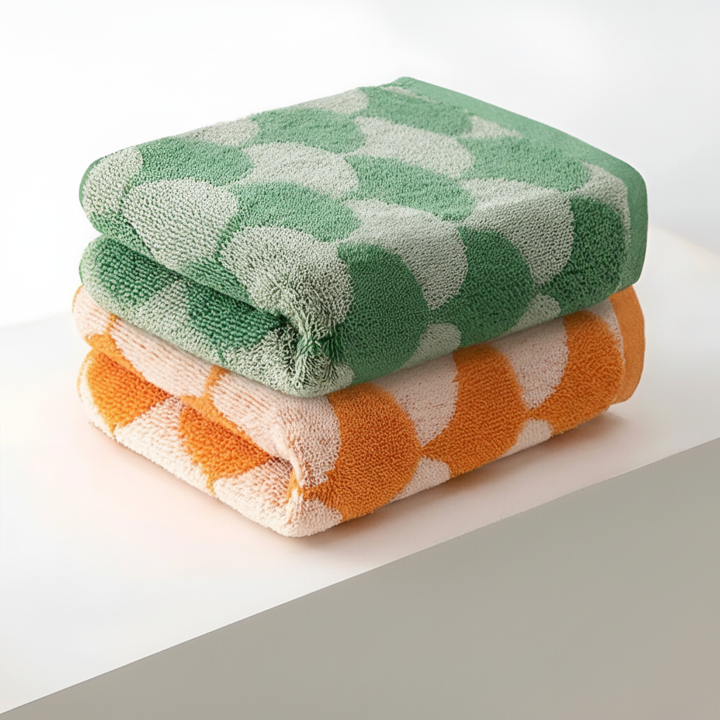 FanTowel Jacquard Cotton Bath Towel