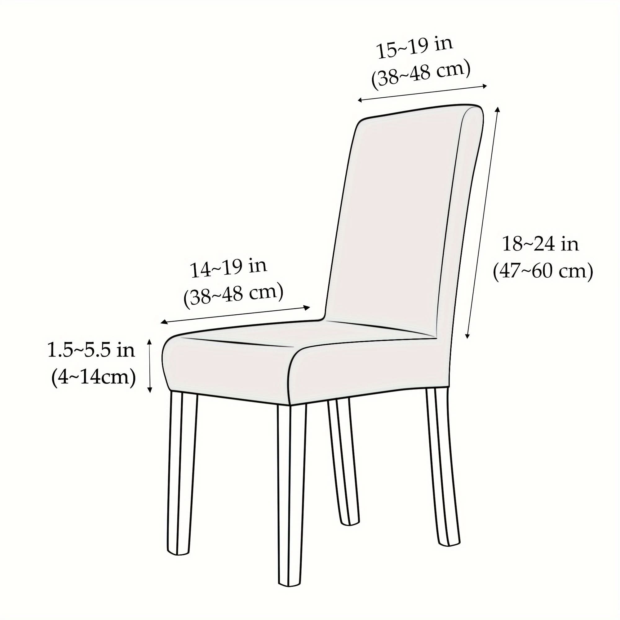 Elegant Stretch Dining Chair Protectors - Enhance Your Space