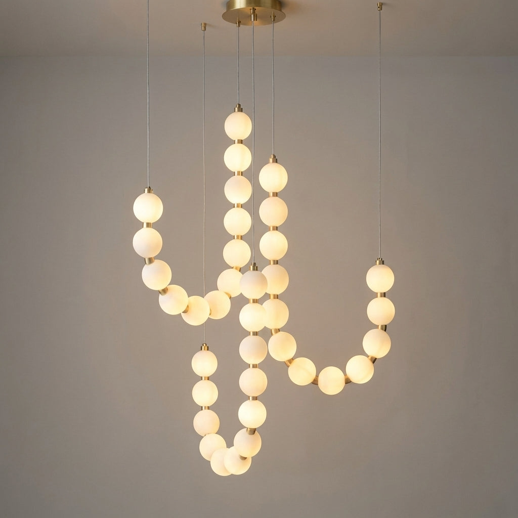 Pearl Chandelier Pendant Inspired by Jewelry