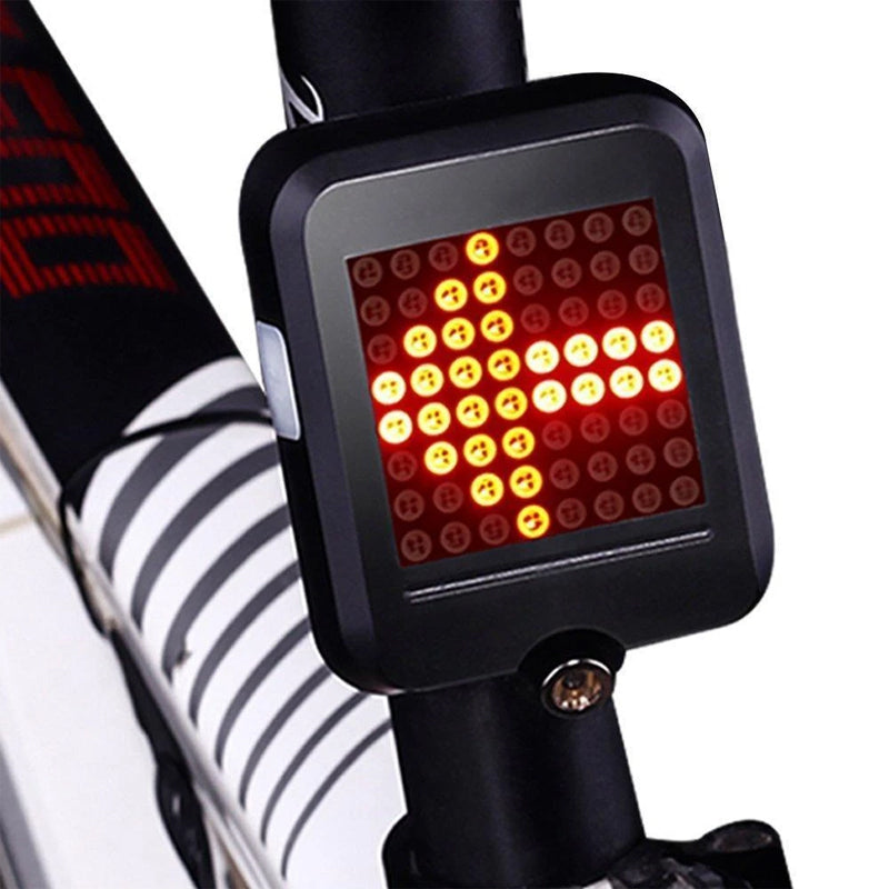 Smart Safety LED Bicycle Lights with Laser Signal