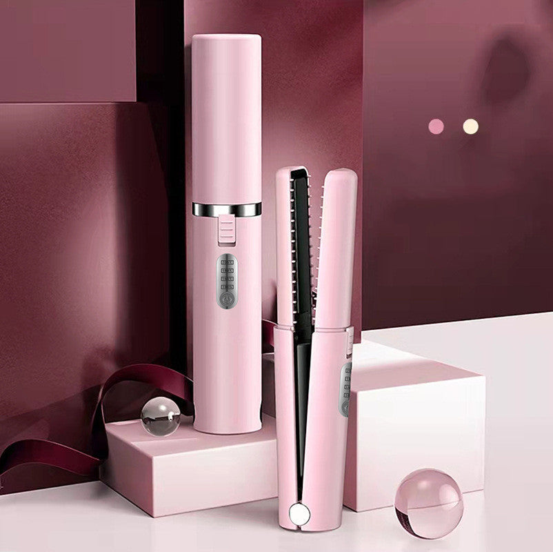 Compact USB Rechargeable Travel Hair Styler