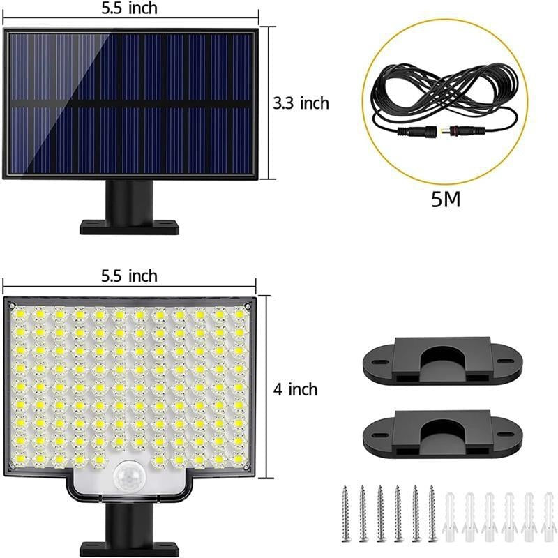 BrightGuard 106 LED Solar Motion-Activated Light