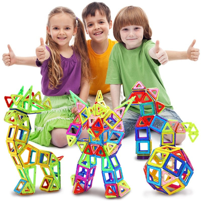 Creative Magnetic Building Blocks for Imaginative Play