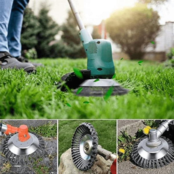 Premium Weed Removal Brush Head for Trimmers