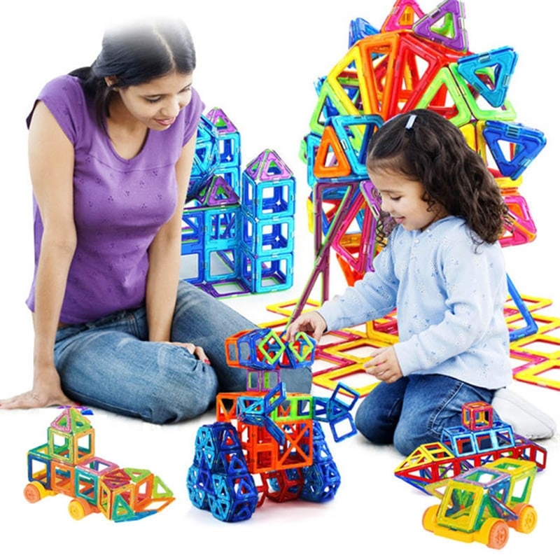 Creative Magnetic Building Blocks for Imaginative Play