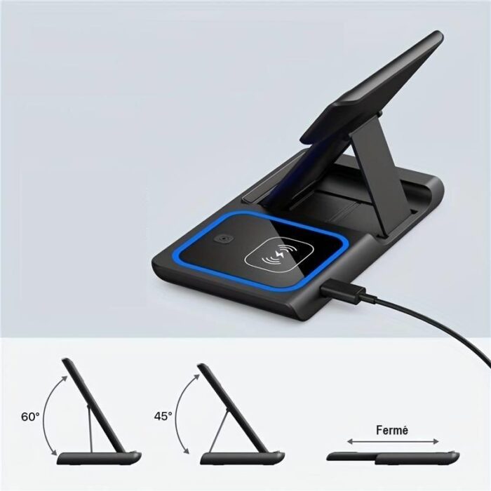 All-in-One Foldable Wireless Charger for Apple Devices