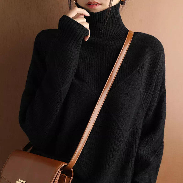 Elegant Cashmere Turtle Neck Sweater for Every Occasion