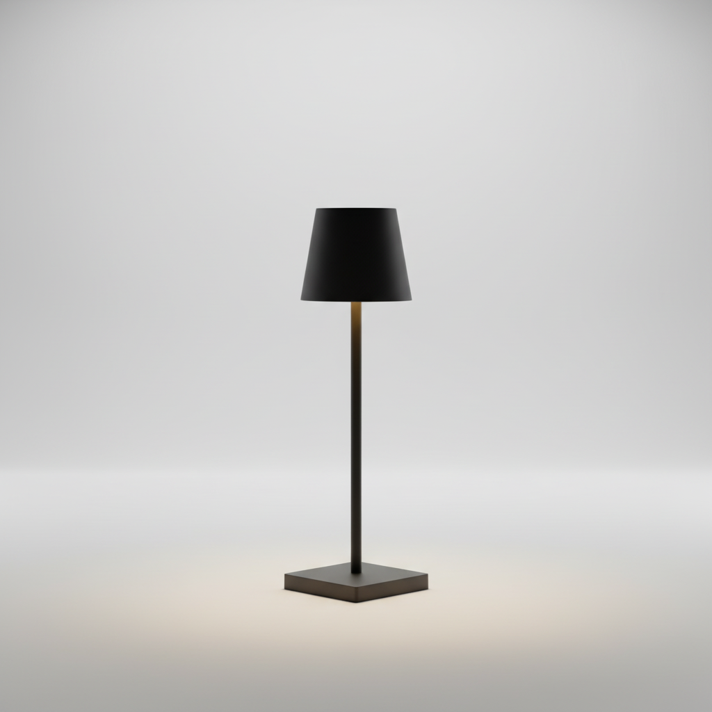 Aluminium Table Lamp with Wireless Design