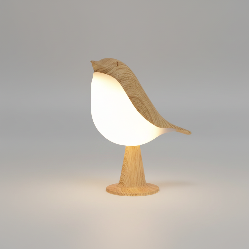 LED Table Lamp with Wireless Design
