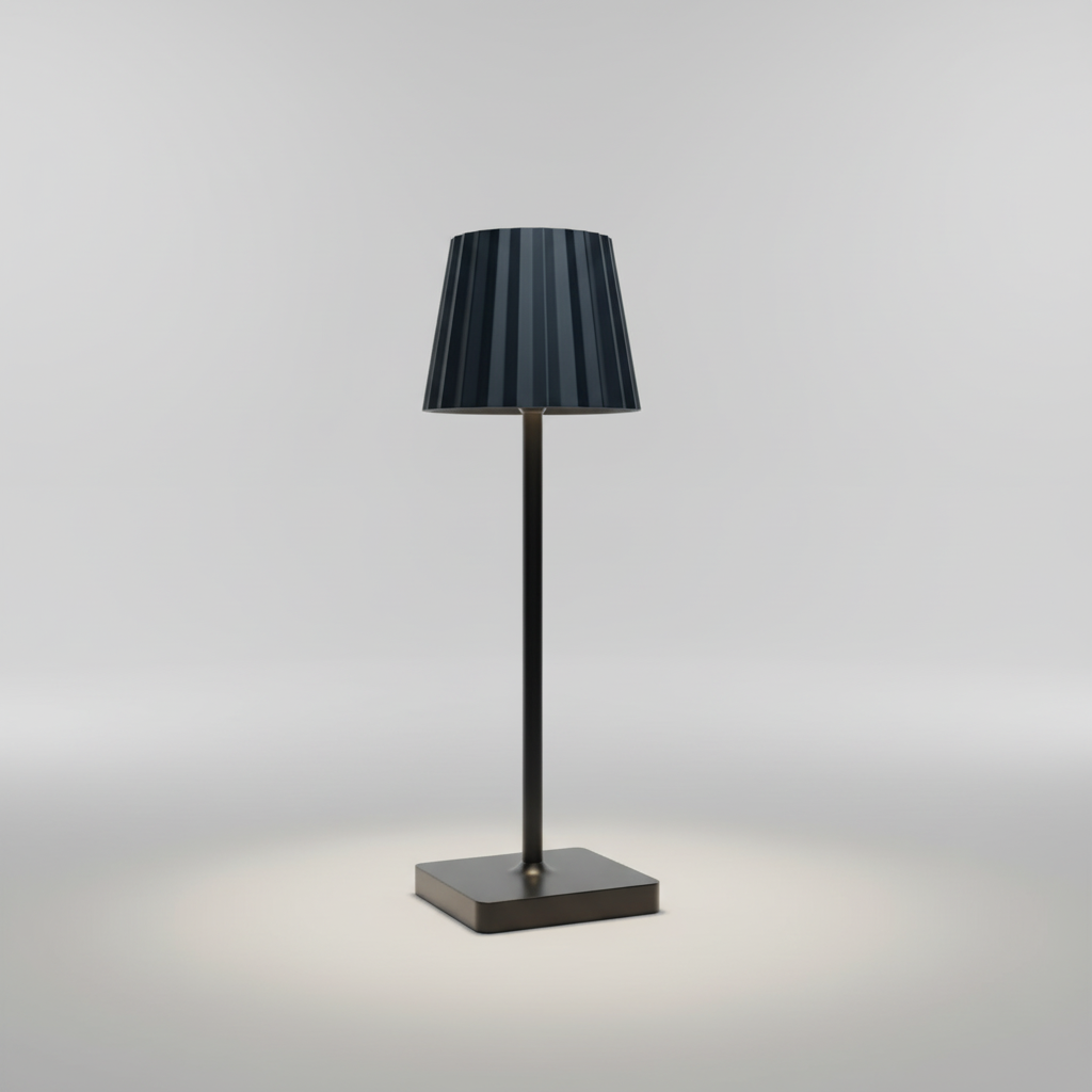 LED Table Lamp with Wireless Design - Modern Scandinavian Style