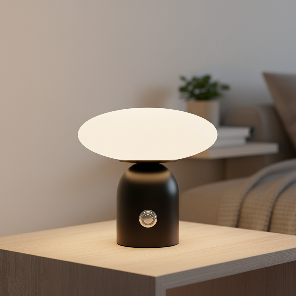 Scandinavian Style Wireless Table Lamp - Soft Glow Design