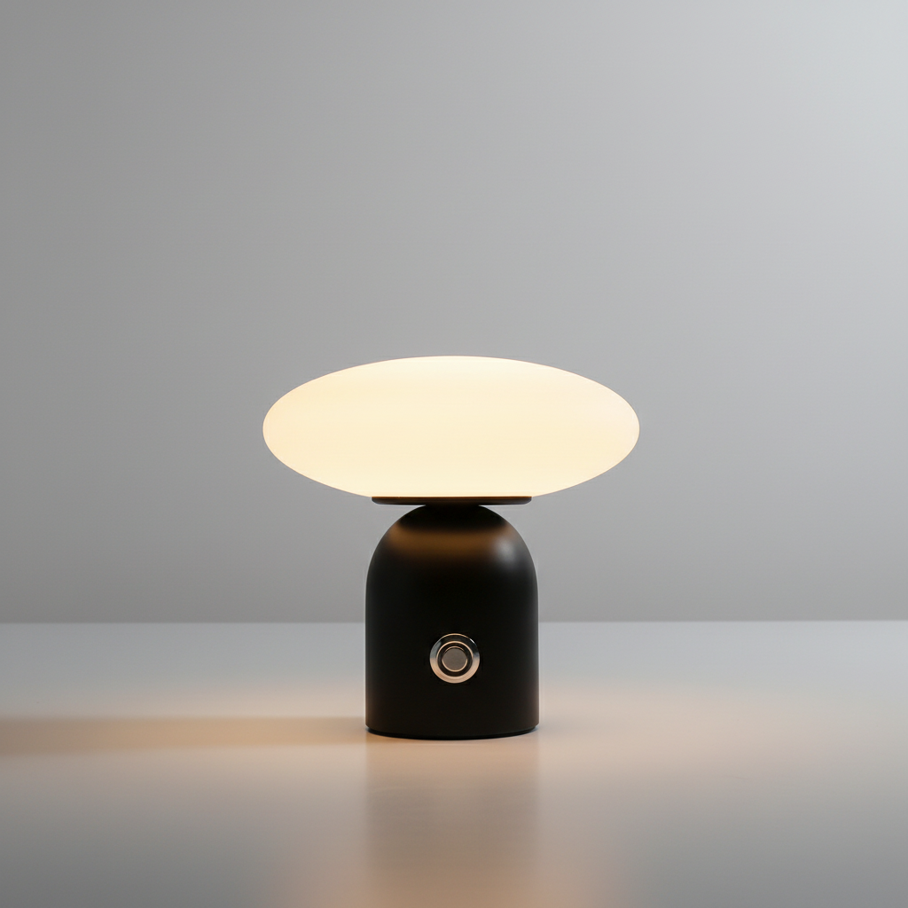 Scandinavian Style Wireless Table Lamp - Soft Glow Design