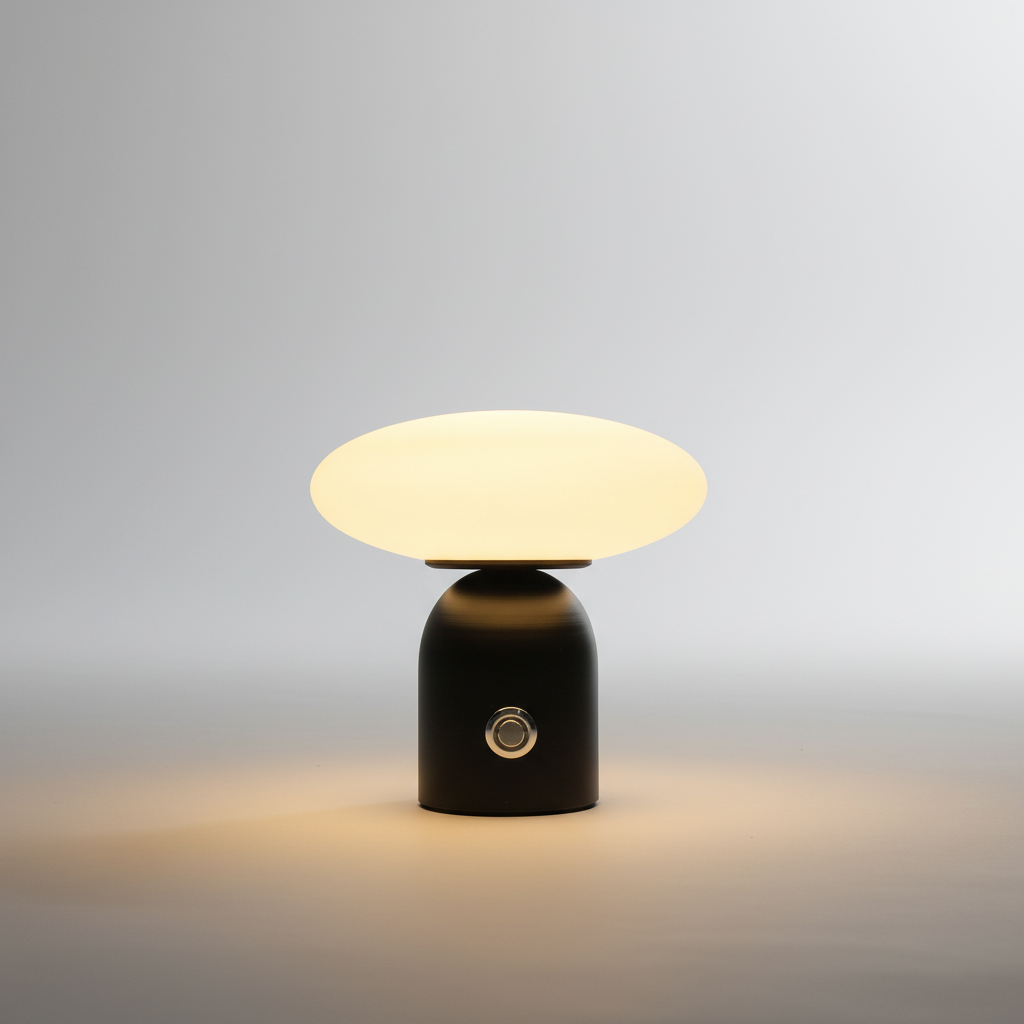 Scandinavian Style Wireless Table Lamp - Soft Glow Design