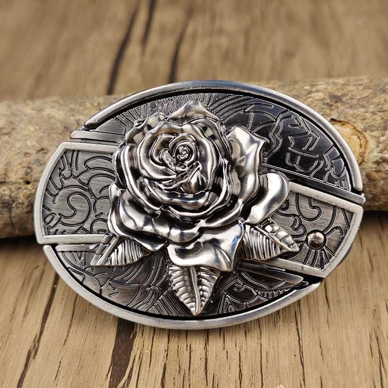 Versatile Cowboy Belt Buckle with Concealed Utility Tool