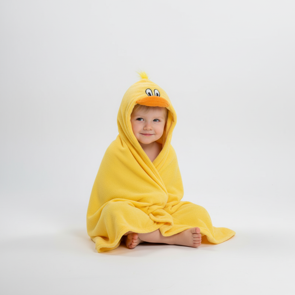 Children's Hooded Towel for Bathing