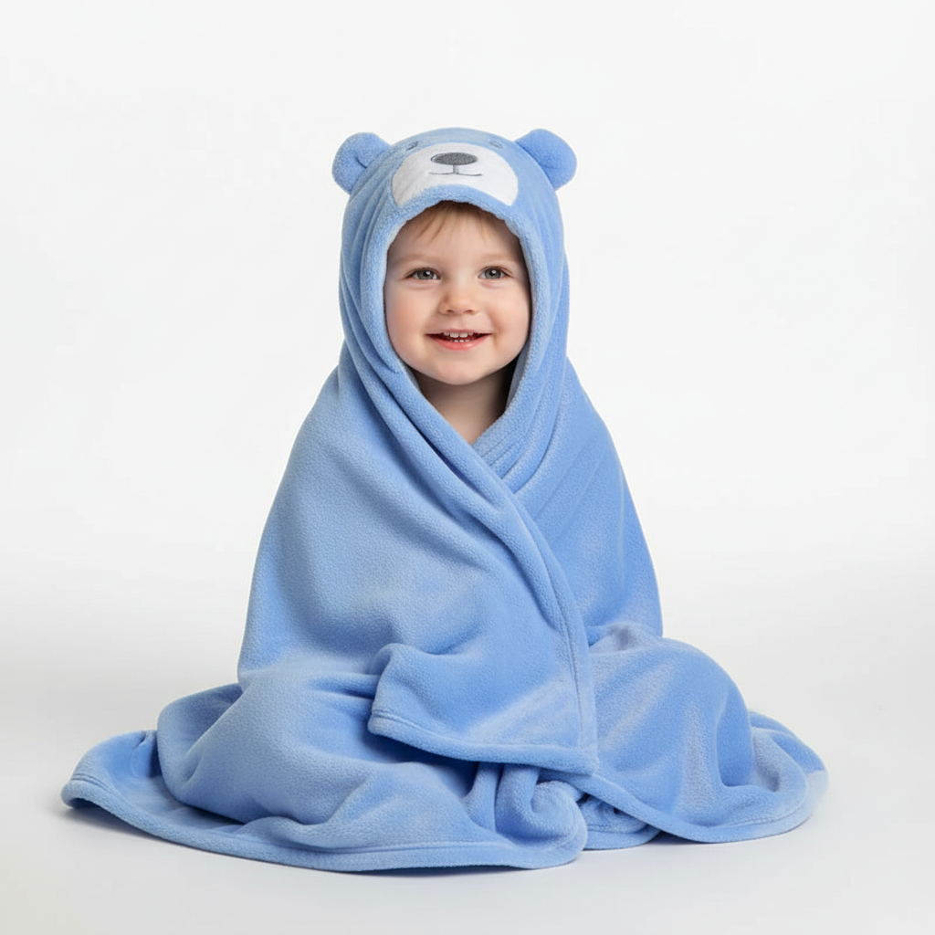 Children's Hooded Towel for Bathing