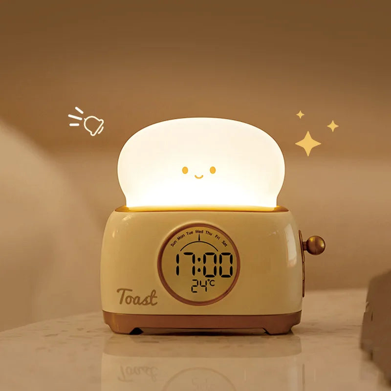 Children's Smart LED Alarm Clock with Night Light & Temp Display