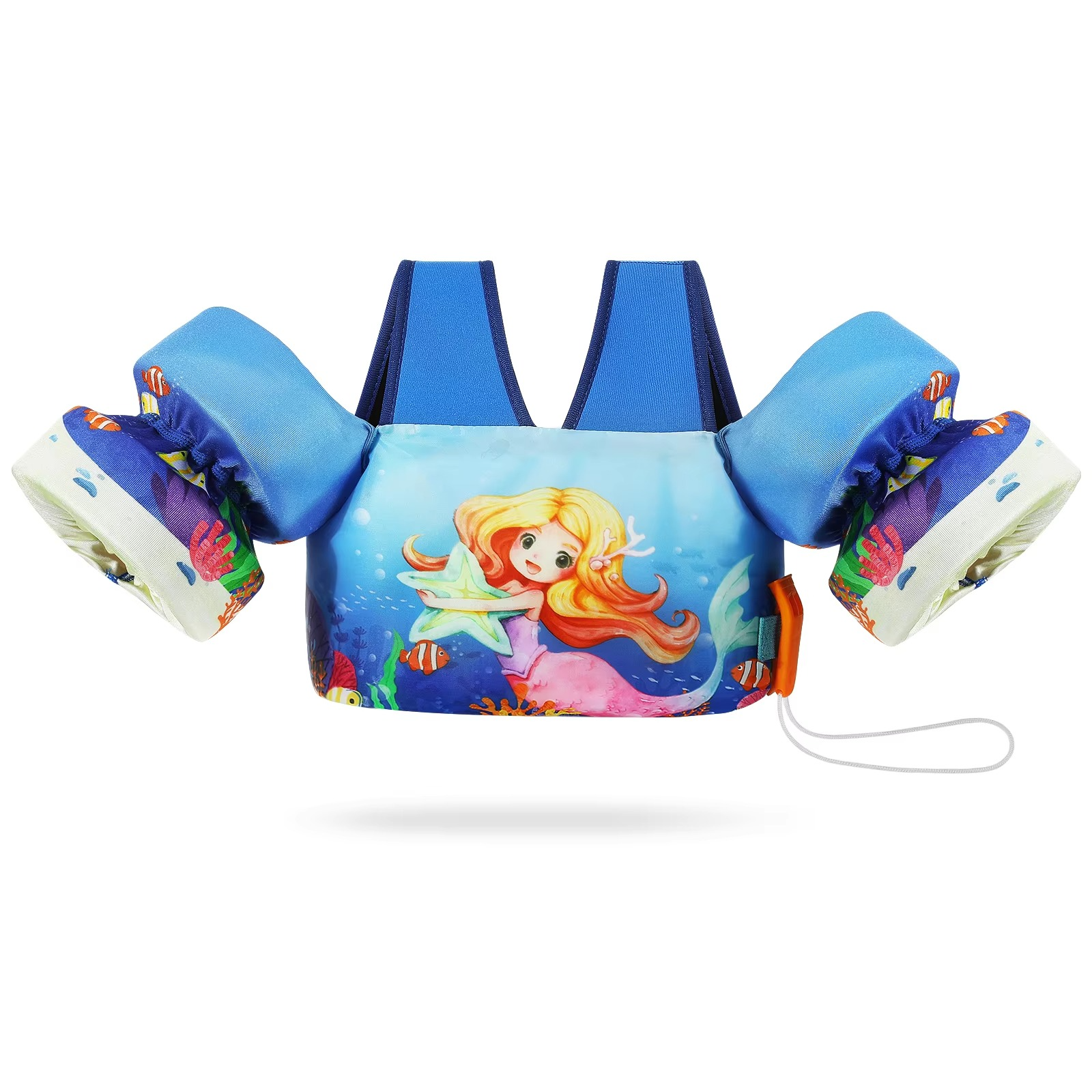 Children's Floating Safety Vest with Arm Support & Whistle