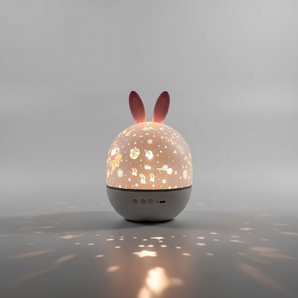 Plastic Star Projector for Kids' Room - Moon Theme