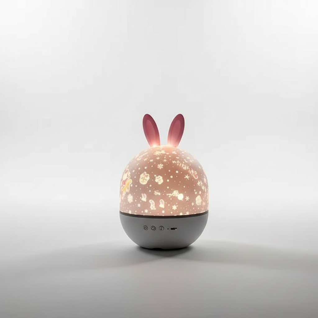 Plastic Star Projector for Kids' Room - Moon Theme