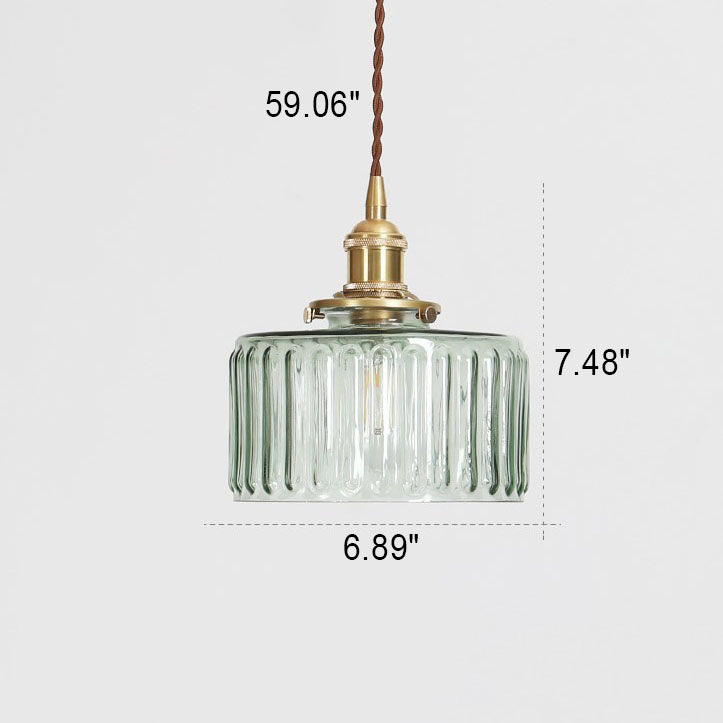 Luxe Brass and Glass Pendant Light for Chic Interiors