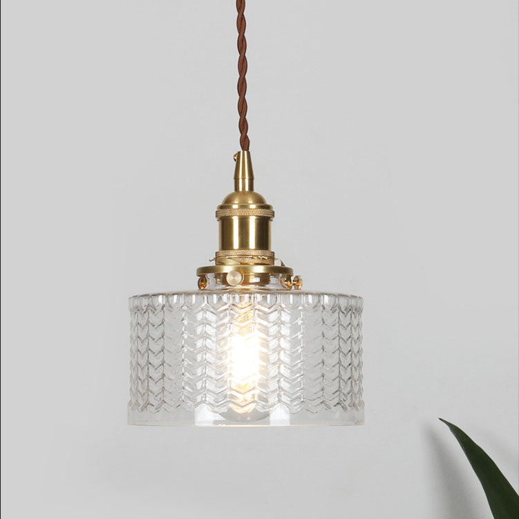 Luxe Brass and Glass Pendant Light for Chic Interiors