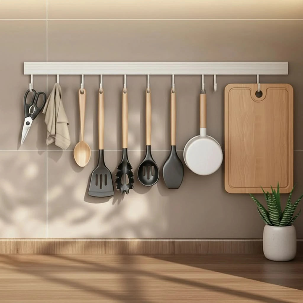 Versatile Wall-Mounted Storage Rack for Easy Organization