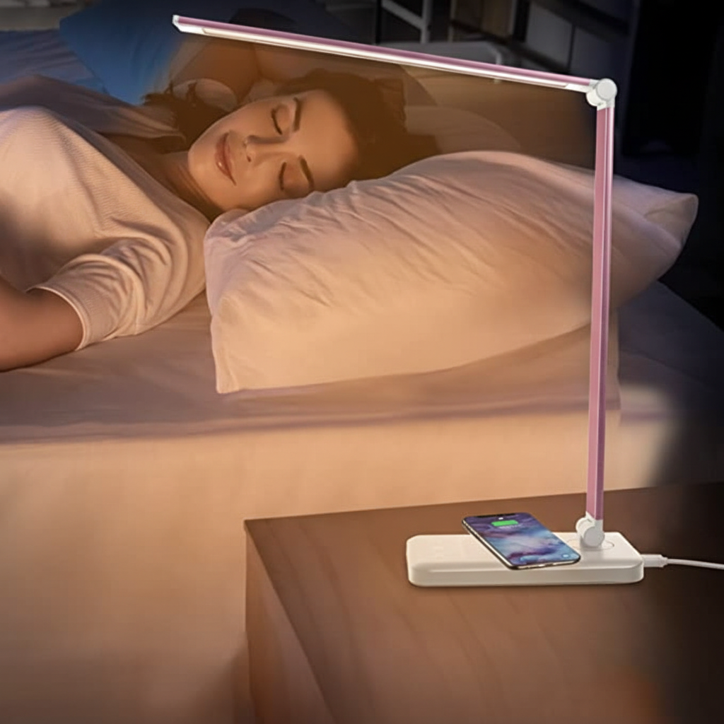 Portable Aluminum Desk Light – Adjustable Folding Lamp