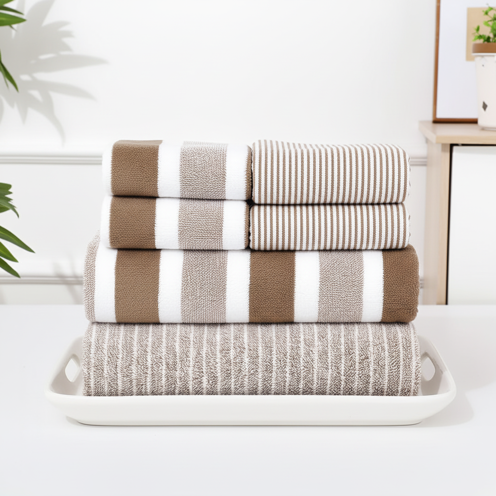 Wellness Towels Set of 8 – Soft and Absorbent Bath Towels