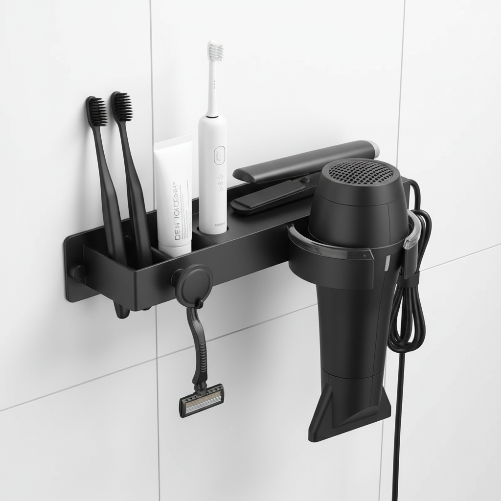 Compact Storage Solution for Hair Styling Tools