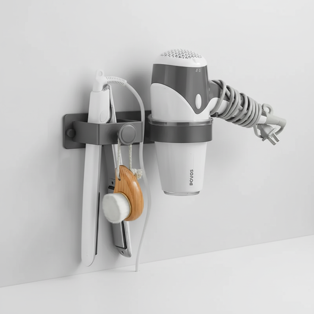 Compact Storage Solution for Hair Styling Tools