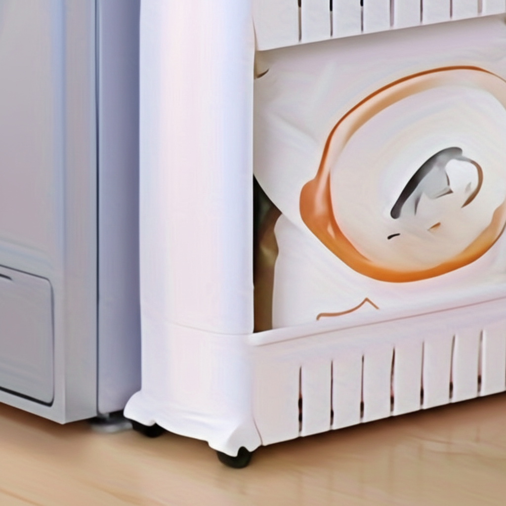 Wheeled Plastic Storage Organizer - Slim Design