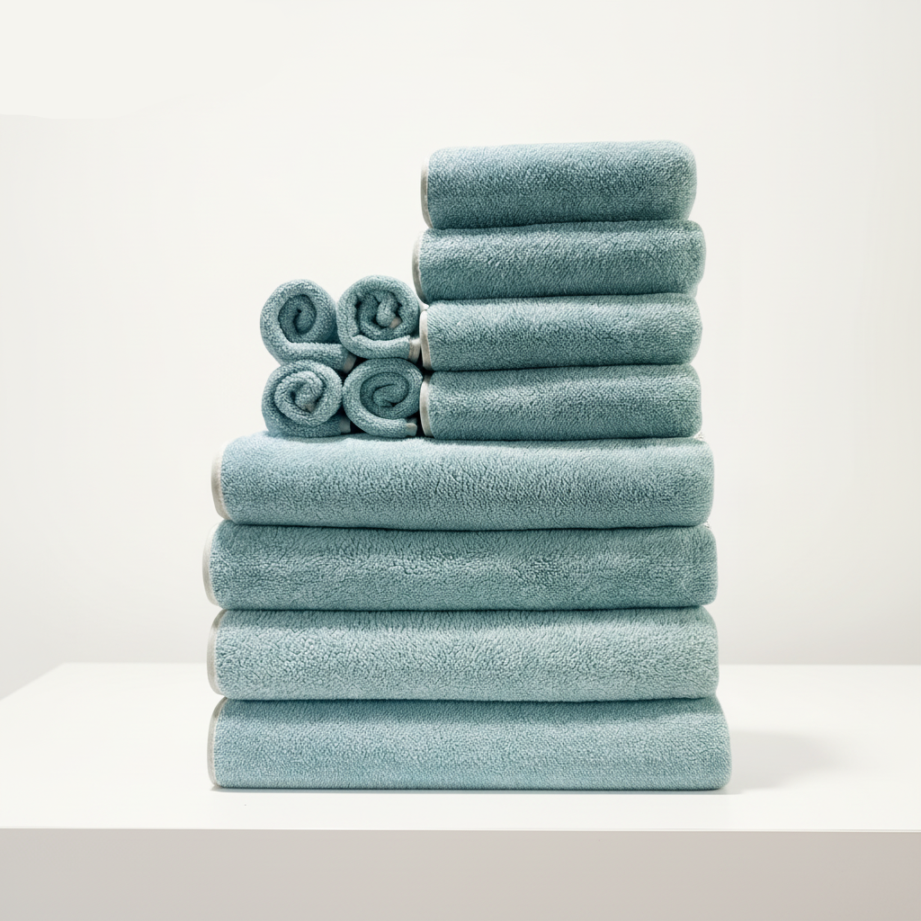 Fleece Towels Set – Soft and Comfortable