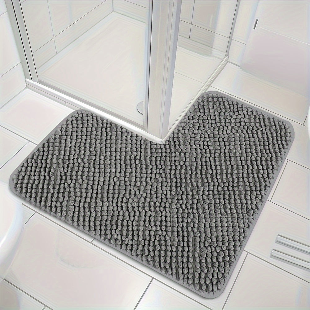 Corner-Optimized Non-Slip Bath Mat for Ultimate Safety