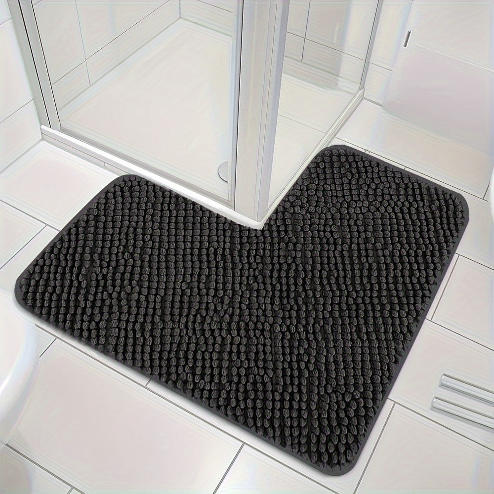 Corner-Optimized Non-Slip Bath Mat for Ultimate Safety