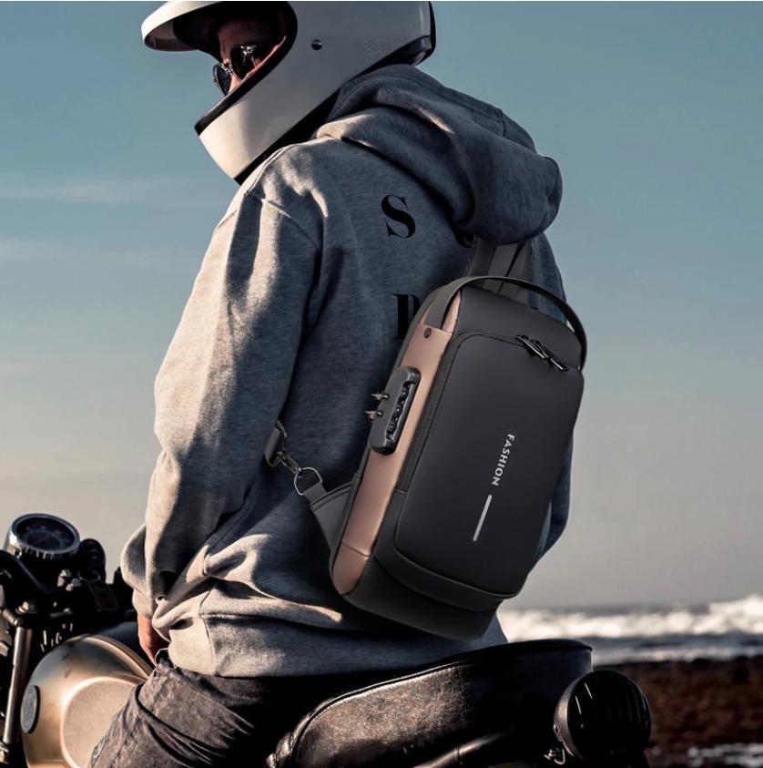 Stylish Secure Backpack with USB Charging Port