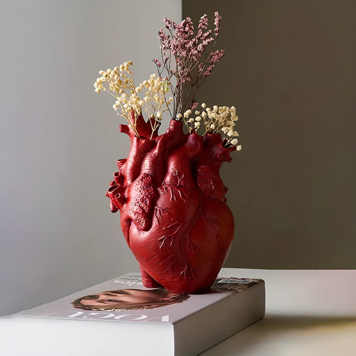 Charming Eco-Friendly Heart Vase for Floral Displays