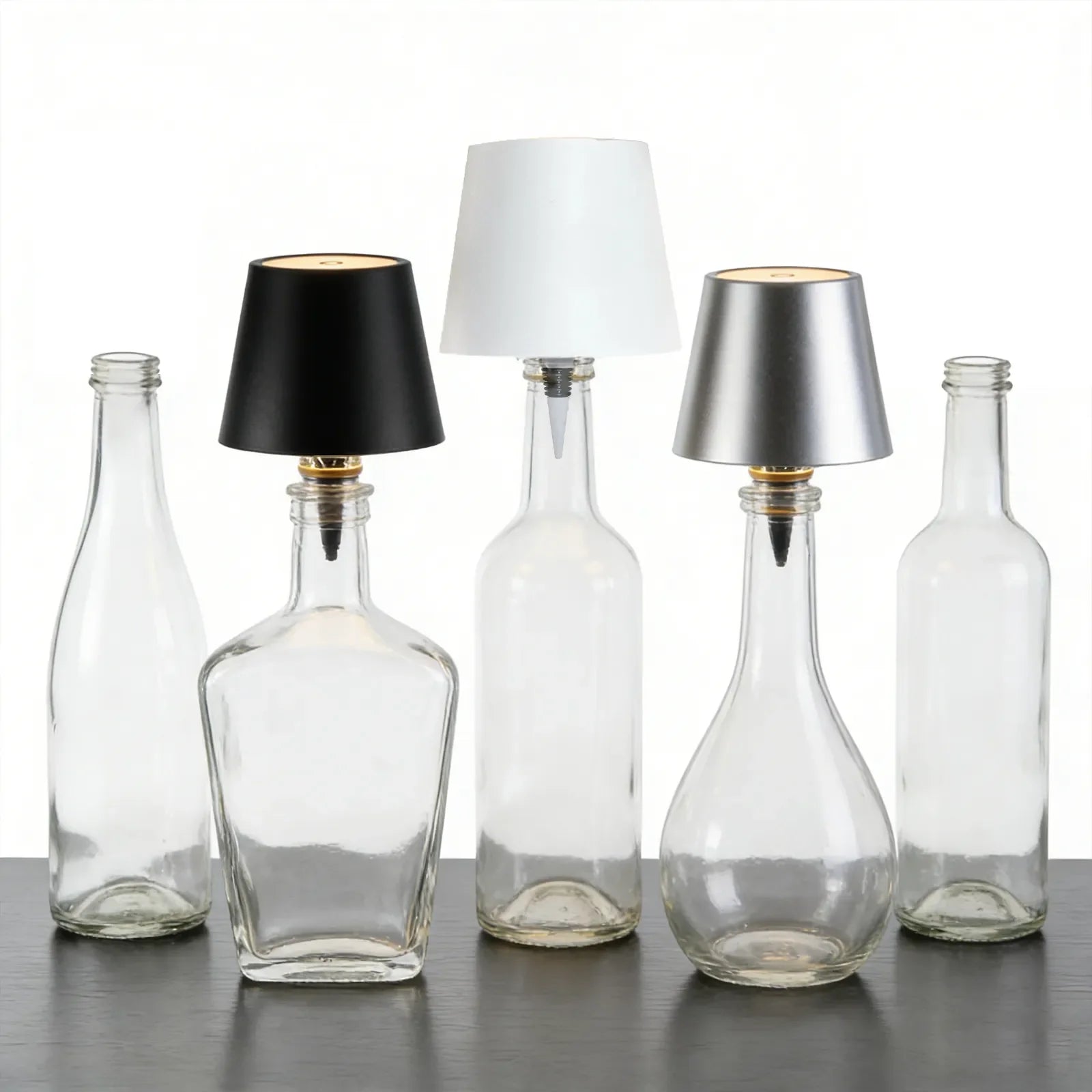 Stylish Rechargeable LED Table Lamp for Bottles