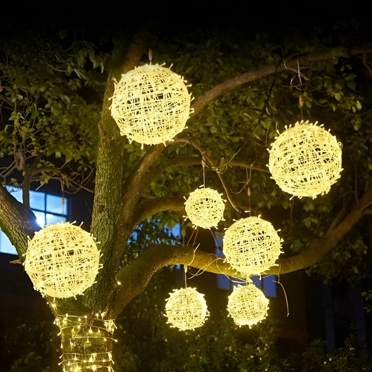Charming LED Ball String Lights for Indoor & Outdoor Decor