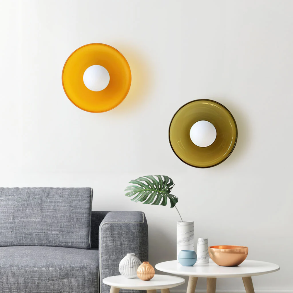 Versatile Disc Lamp – Ambient Illumination for Walls and Ceilings