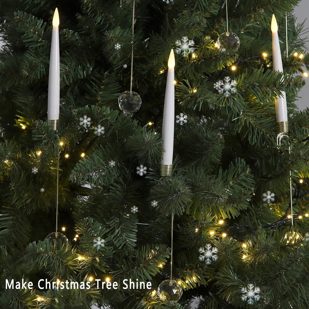 Battery-Operated Holiday Candle Lights with Remote Control